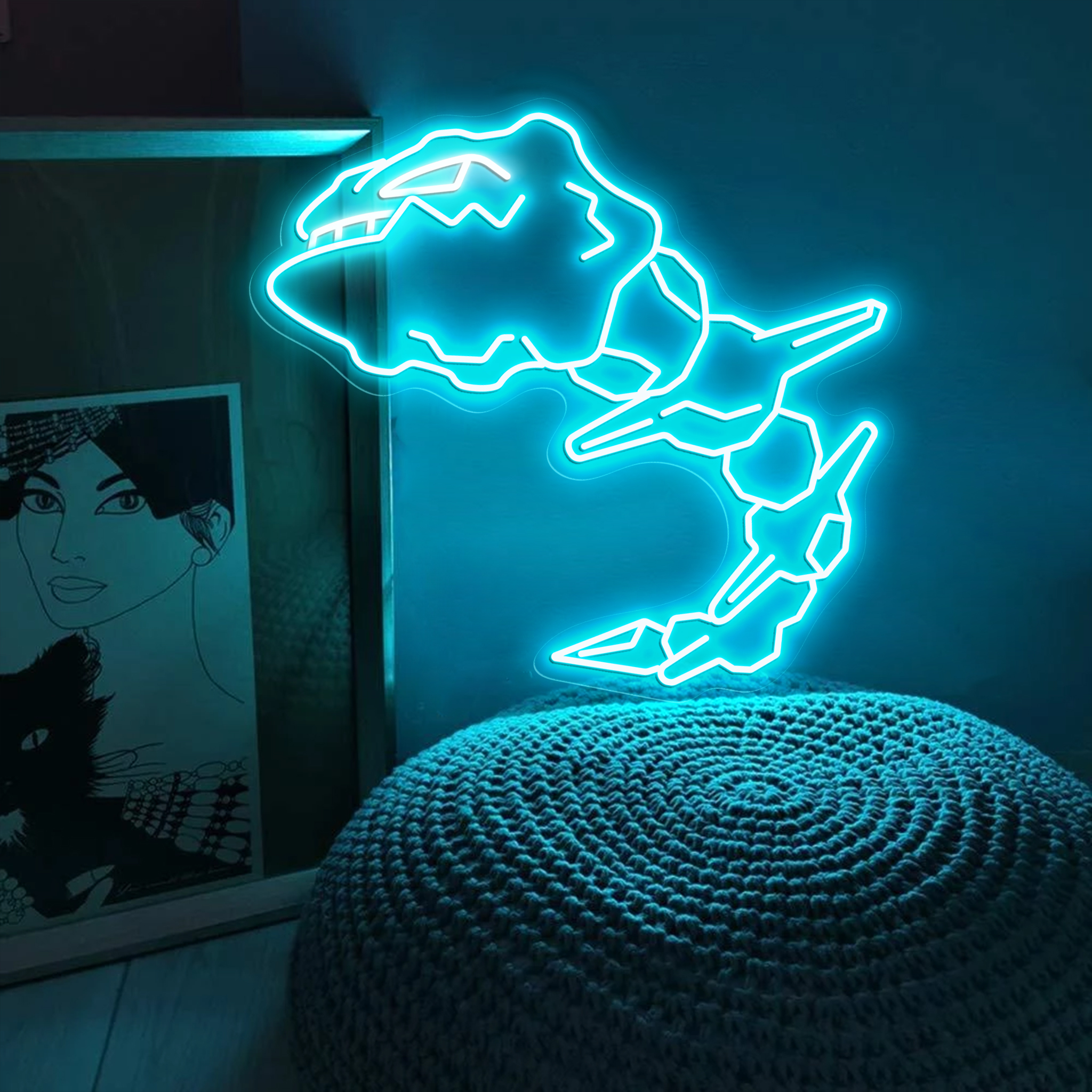 Pokemon Steelix Neon Sign