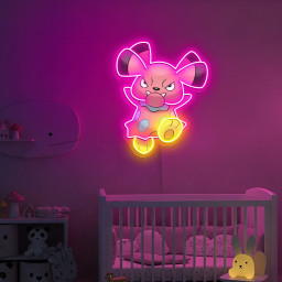 Snubbull Pokemon UV Sign