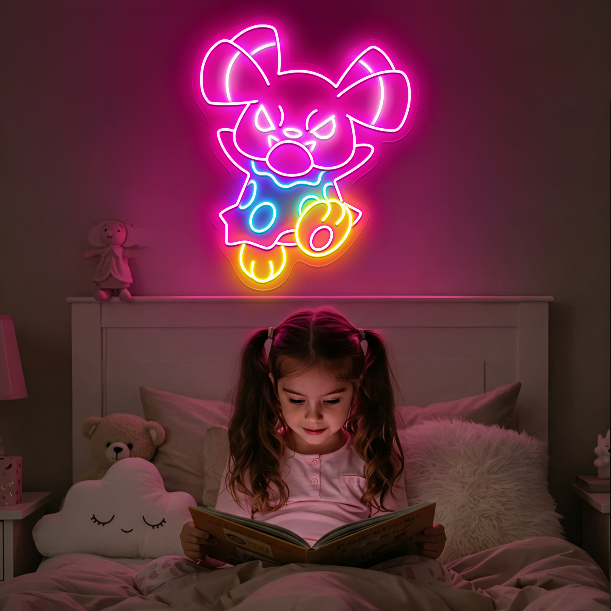Snubbull Pokemon Neon Signs