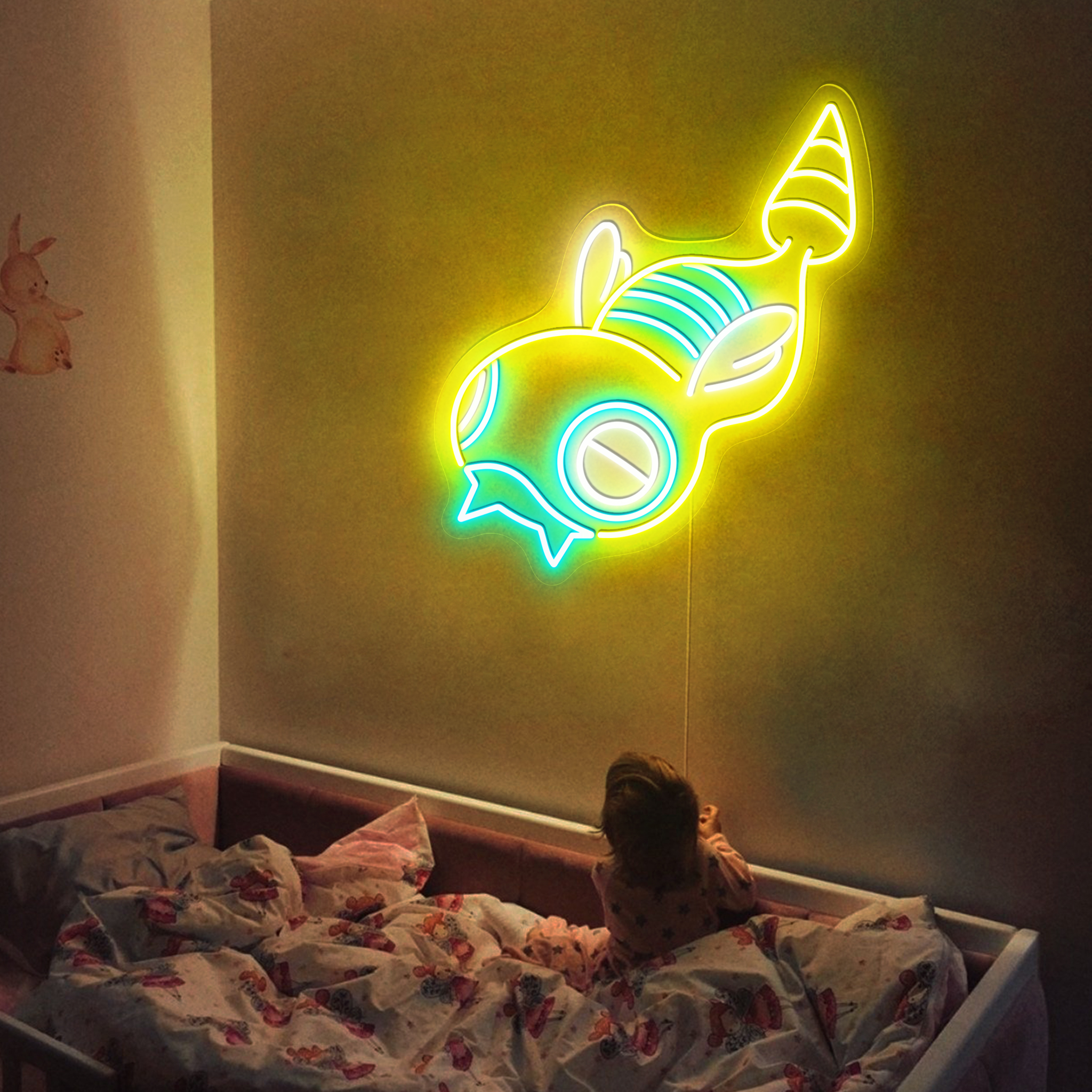 Dunsparce Pokemon Neon Sign