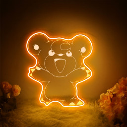 Pokemon Teddiursa Laser Sign