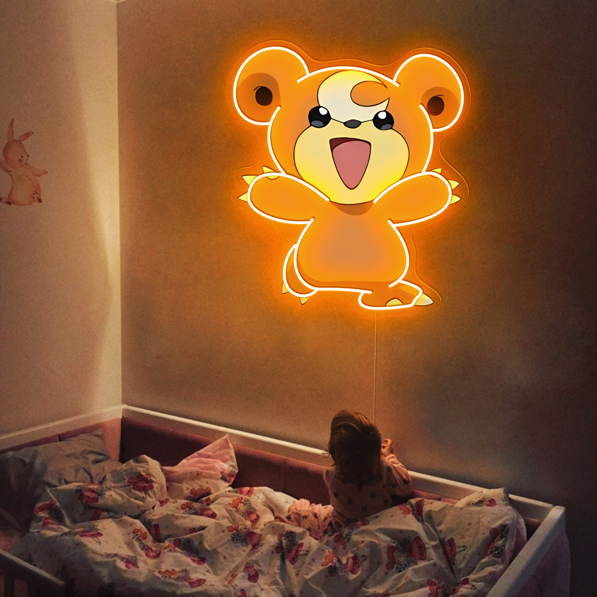 Pokemon Teddiursa UV Sign