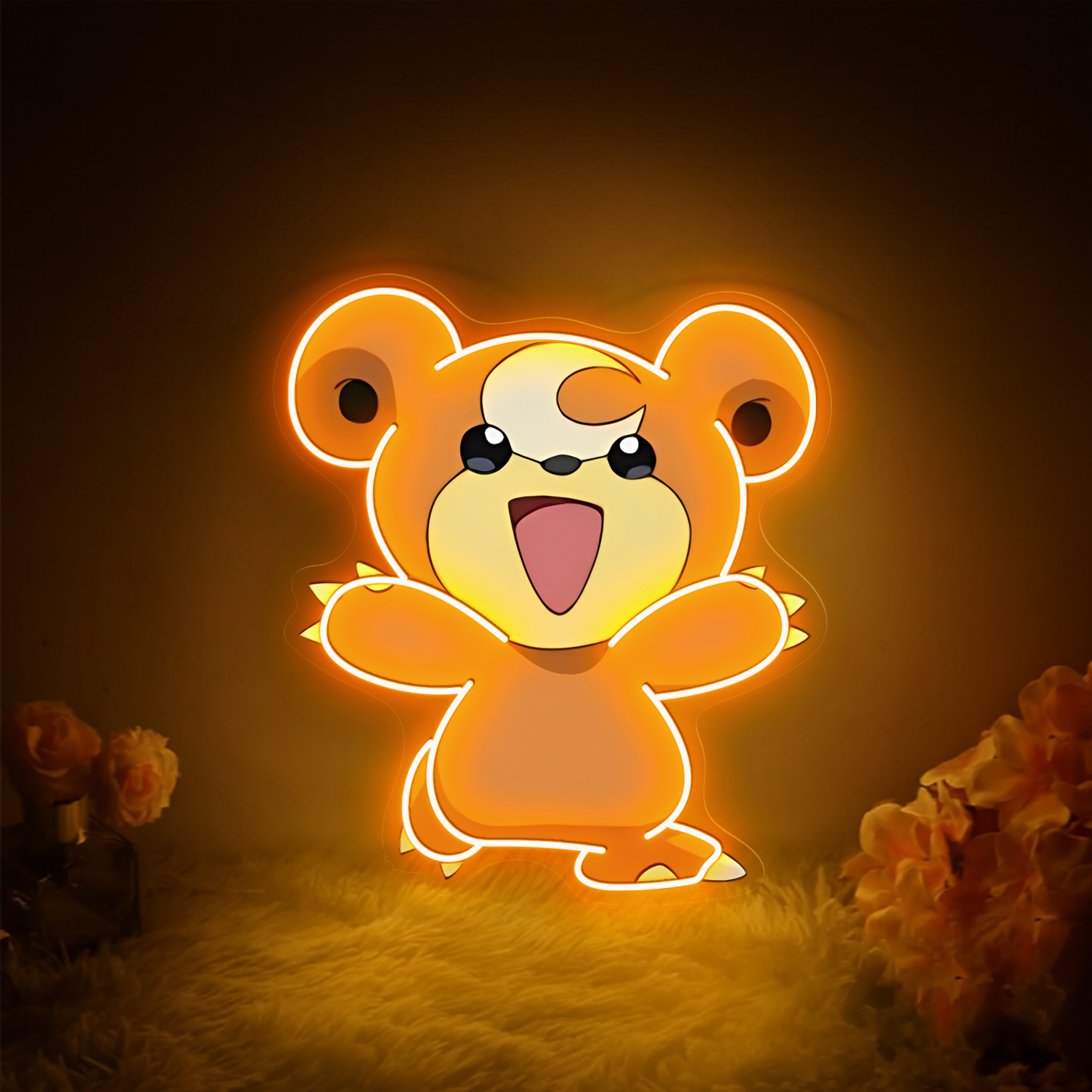 Pokemon Teddiursa UV Sign