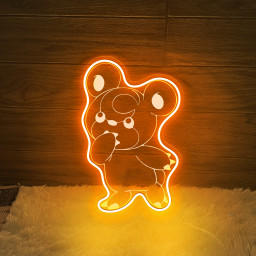 Pokemon Teddiursa Laser Signs