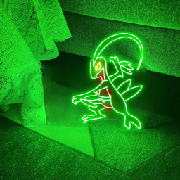 Pokemon Grovyle Neon Signs
