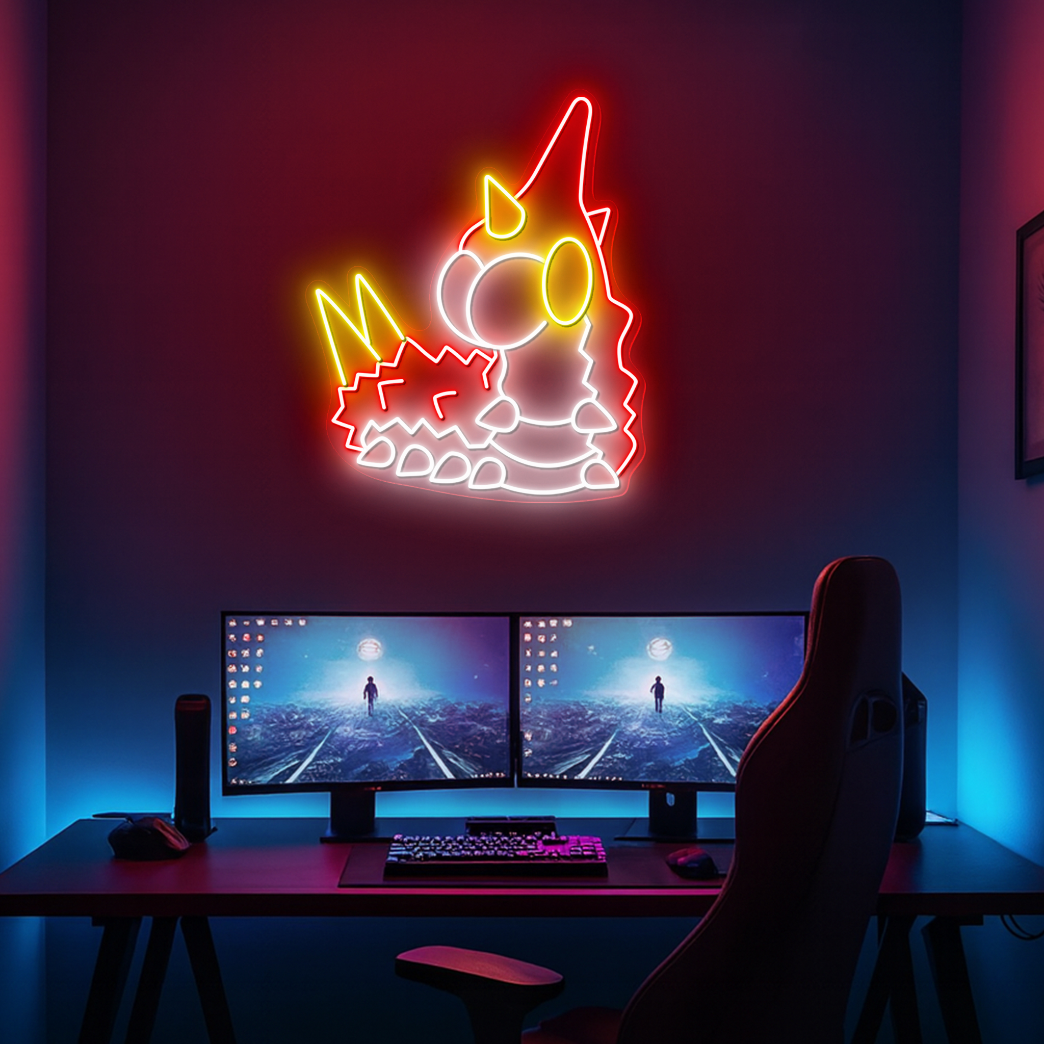 Pokemon Wurmple Neon Sign