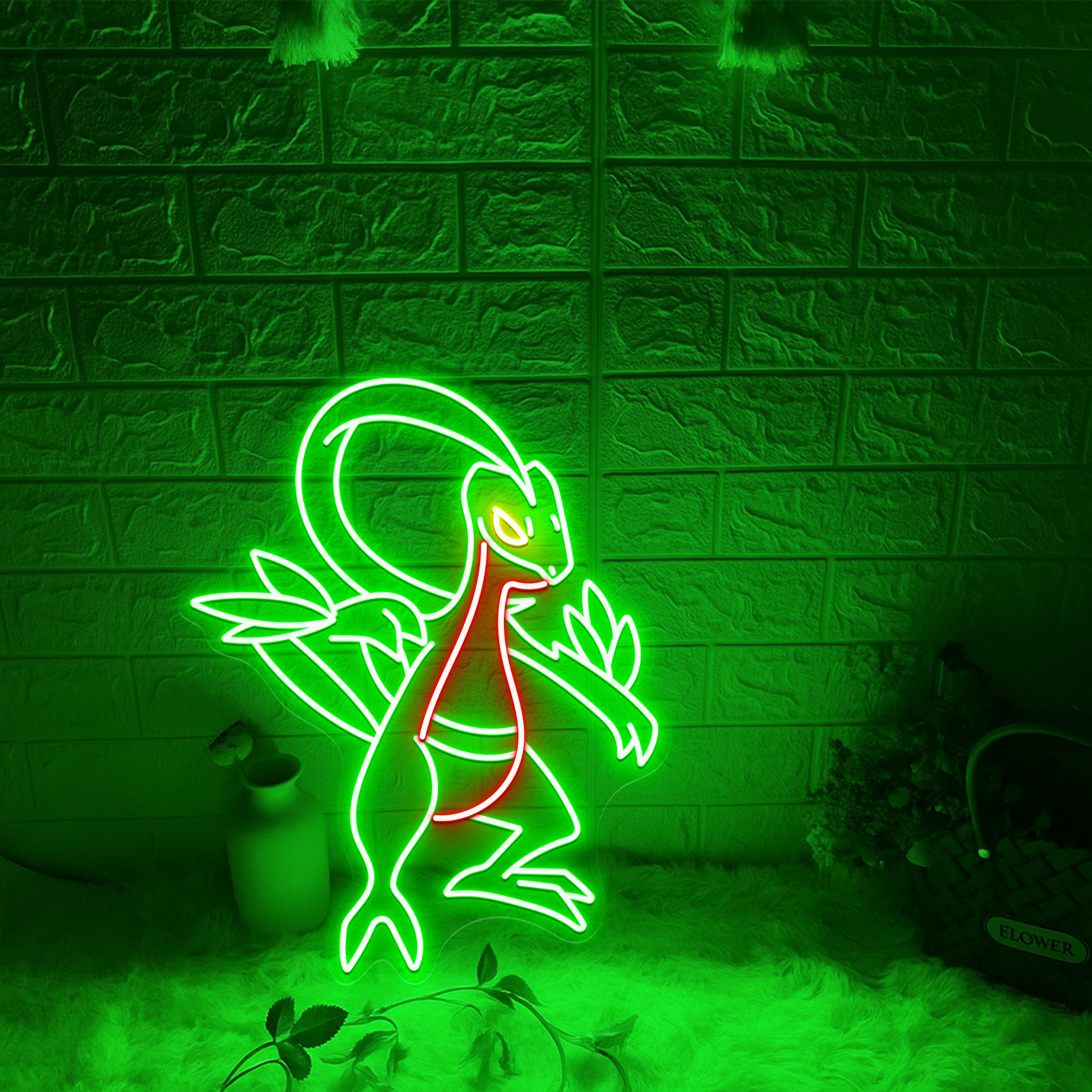 Grovyle Pokemon Neon Signs