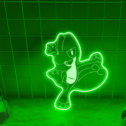 Treecko Pokemon Laser Sign