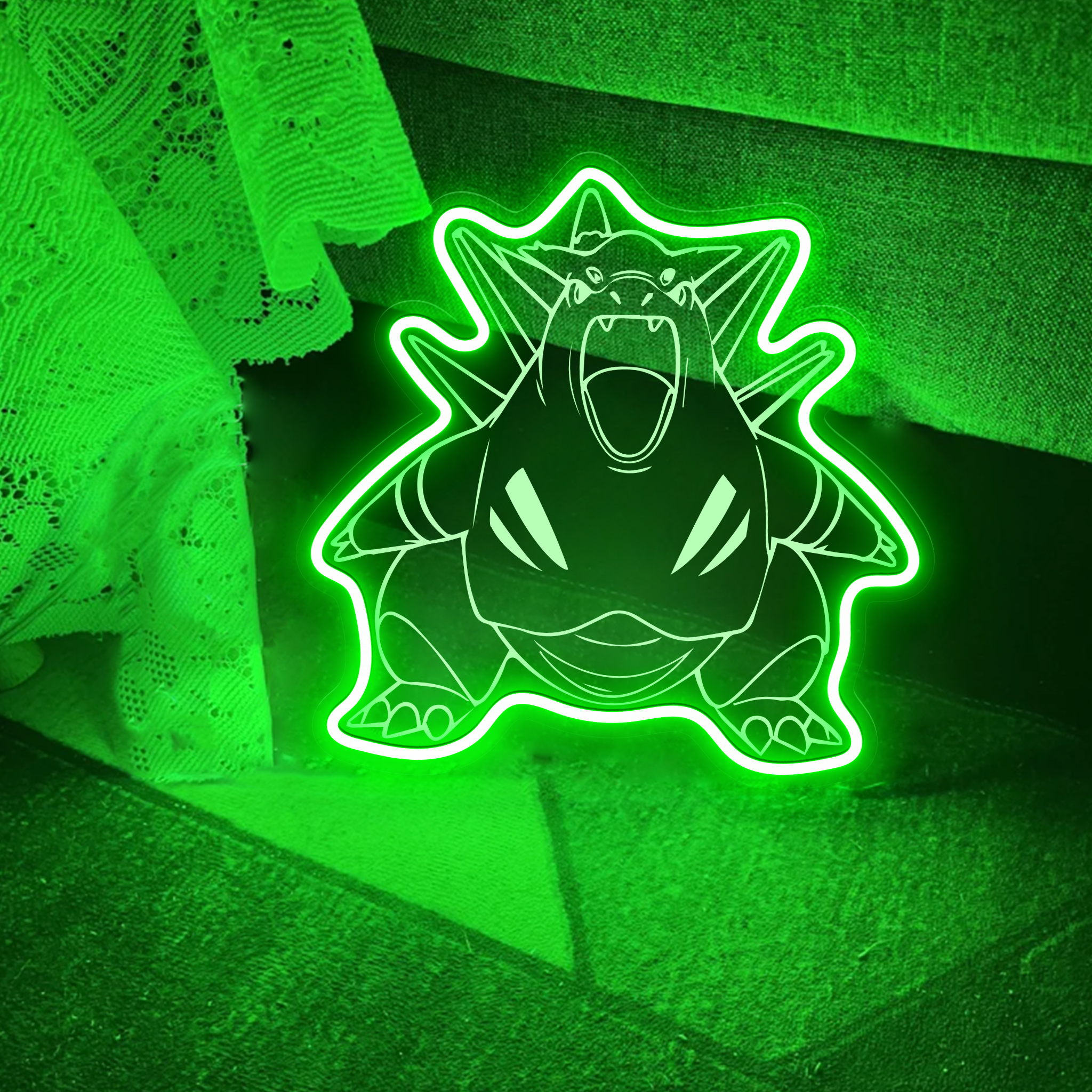 Pokemon Tyranitar Laser Sign