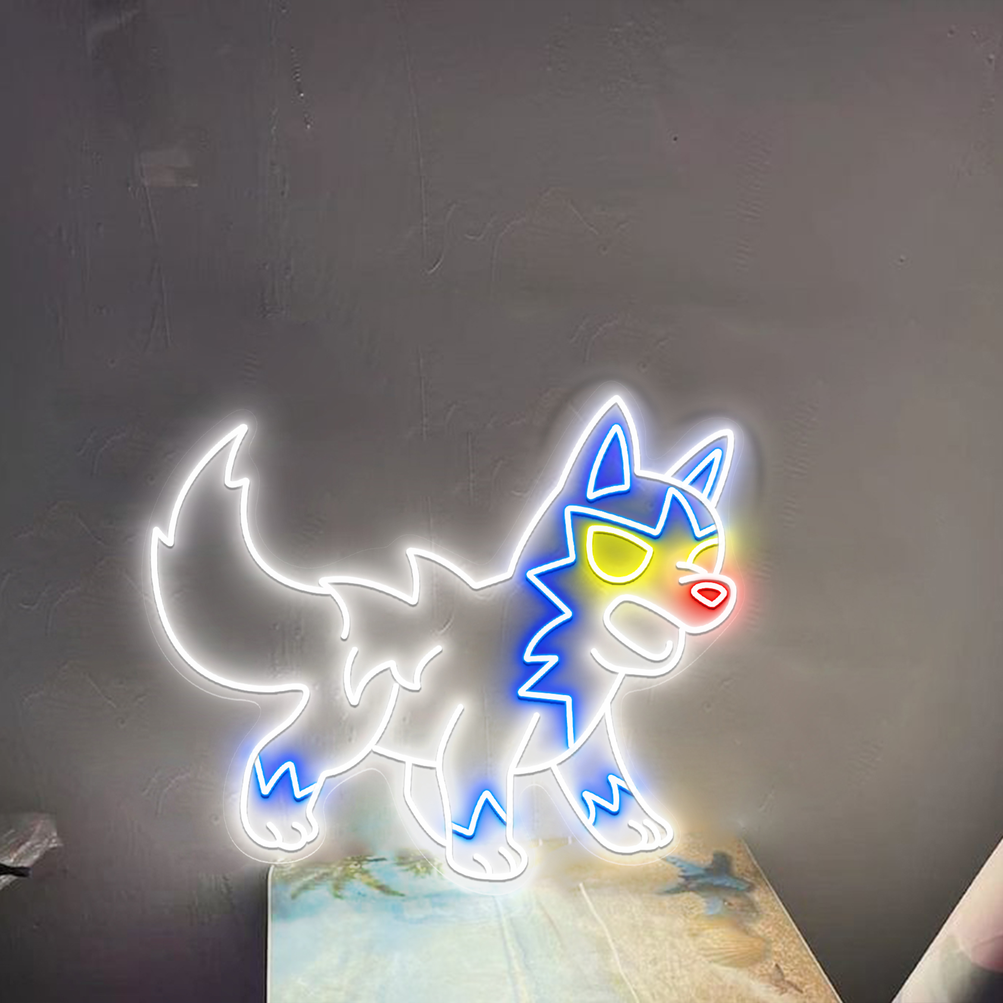 Pokemon Poochyena Neon Signs