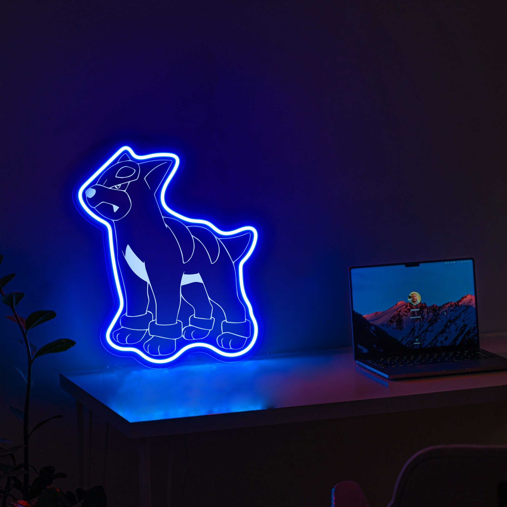 Pokemon Houndour Laser Sign