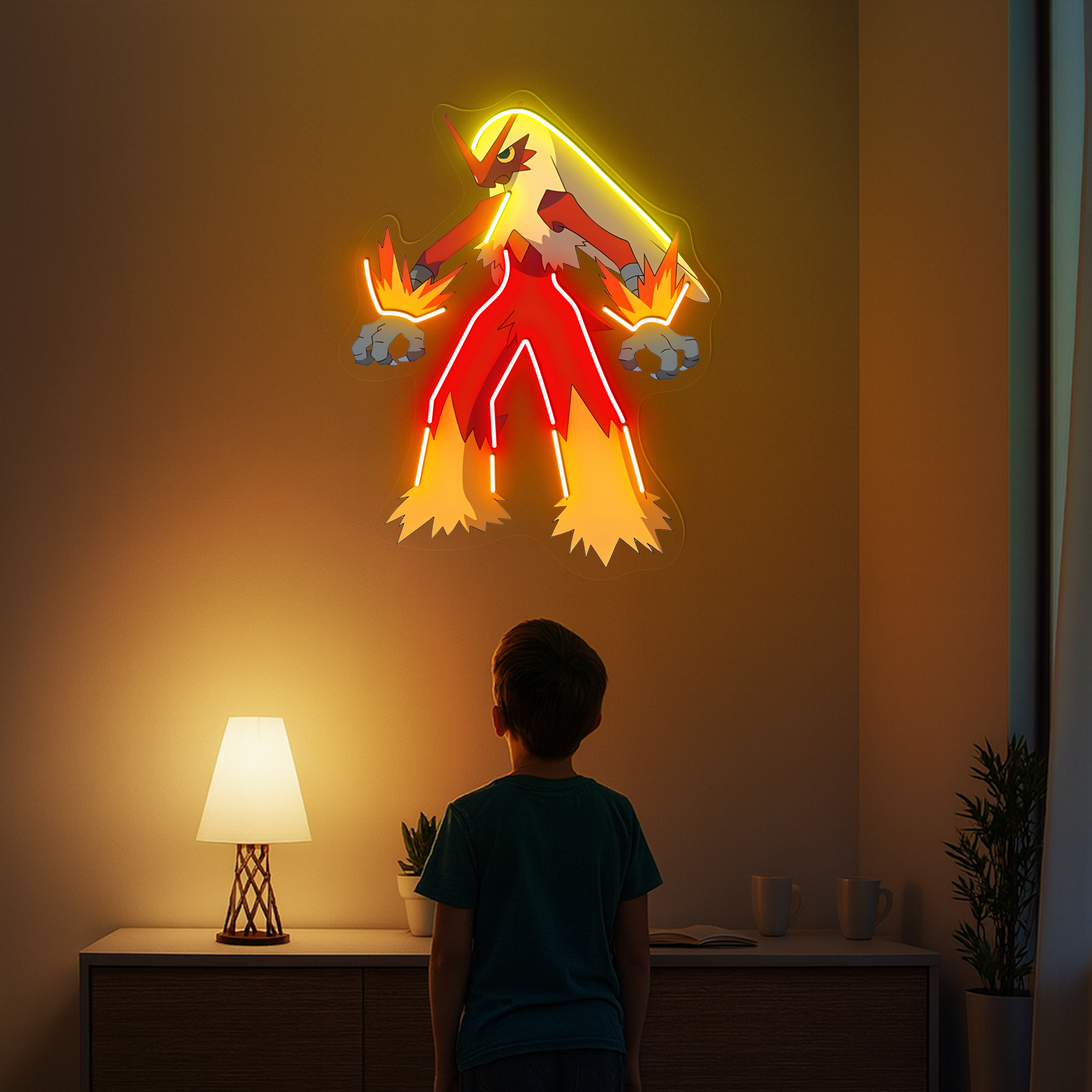 Blaziken Pokemon UV Signs