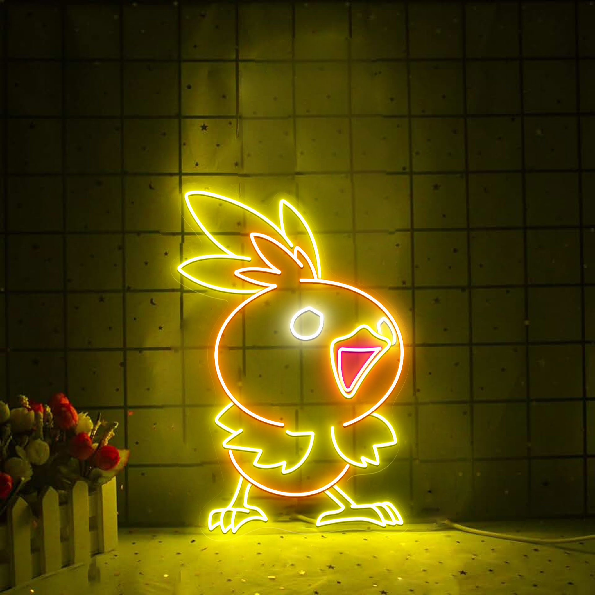 Pokemon Torchic Neon Sign