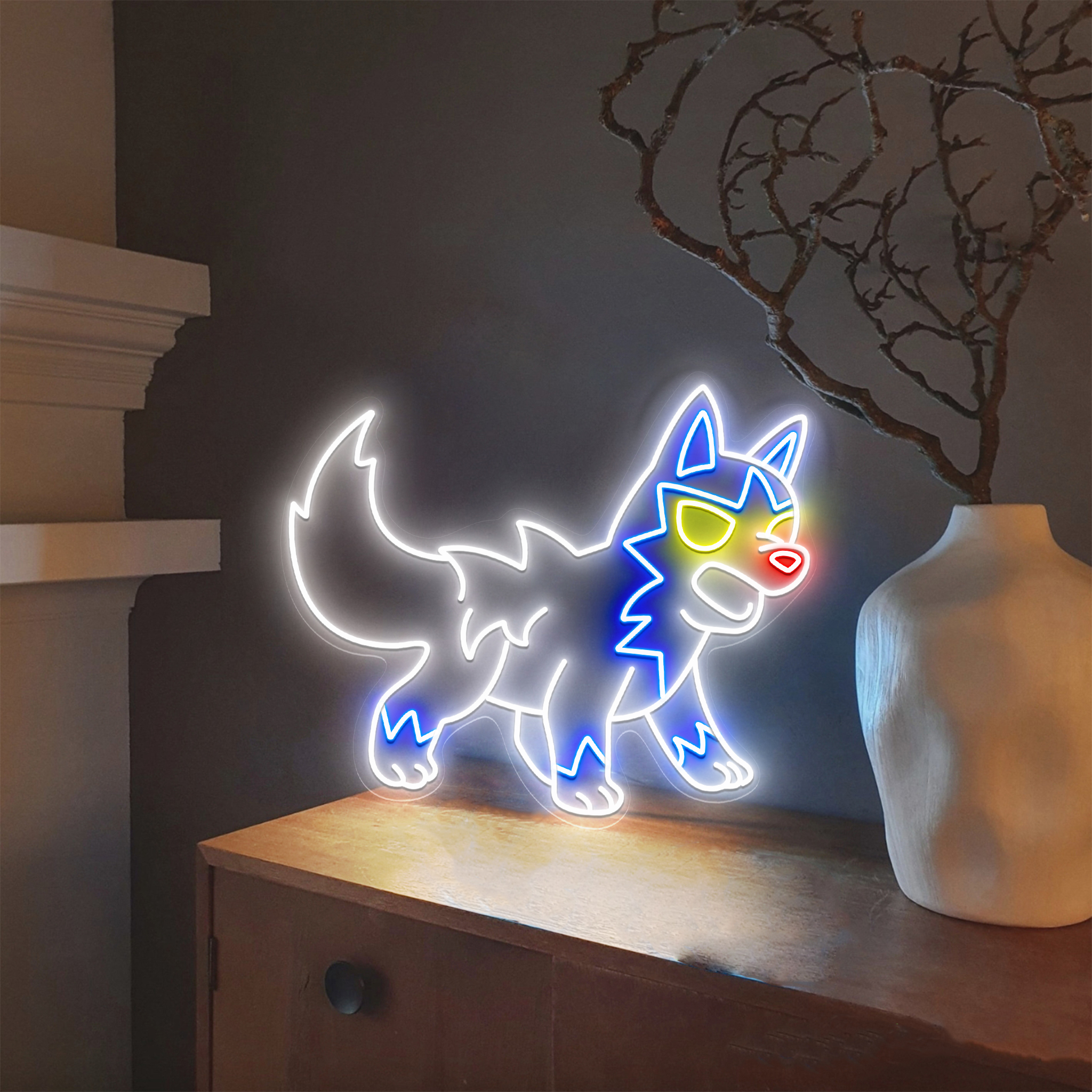 Pokemon Poochyena Neon Signs