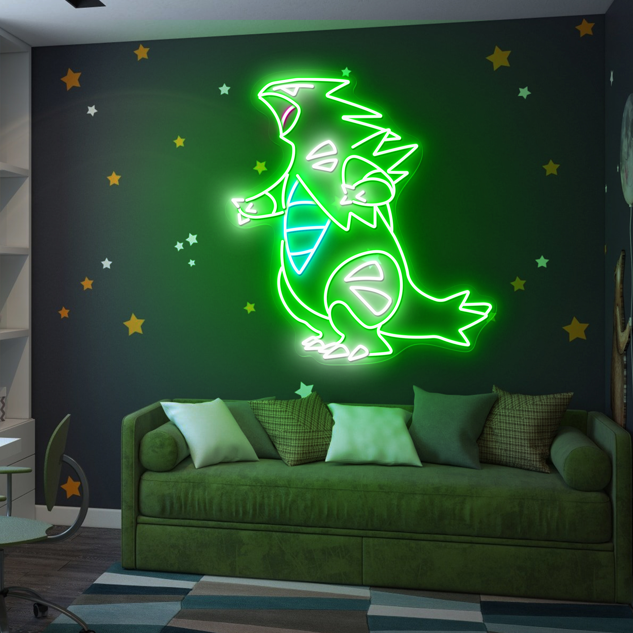 Tyranitar Pokemon Neon Signs