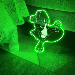 Treecko Pokemon Laser Sign