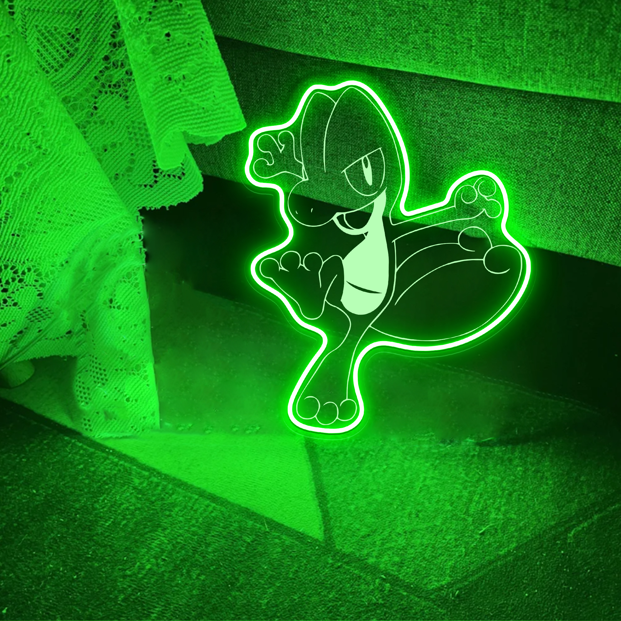 Treecko Pokemon Laser Sign