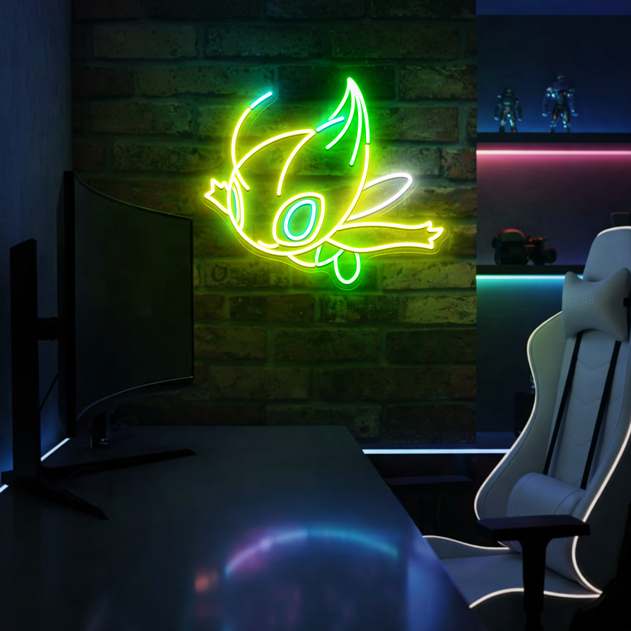 Pokemon Celebi Neon Signs