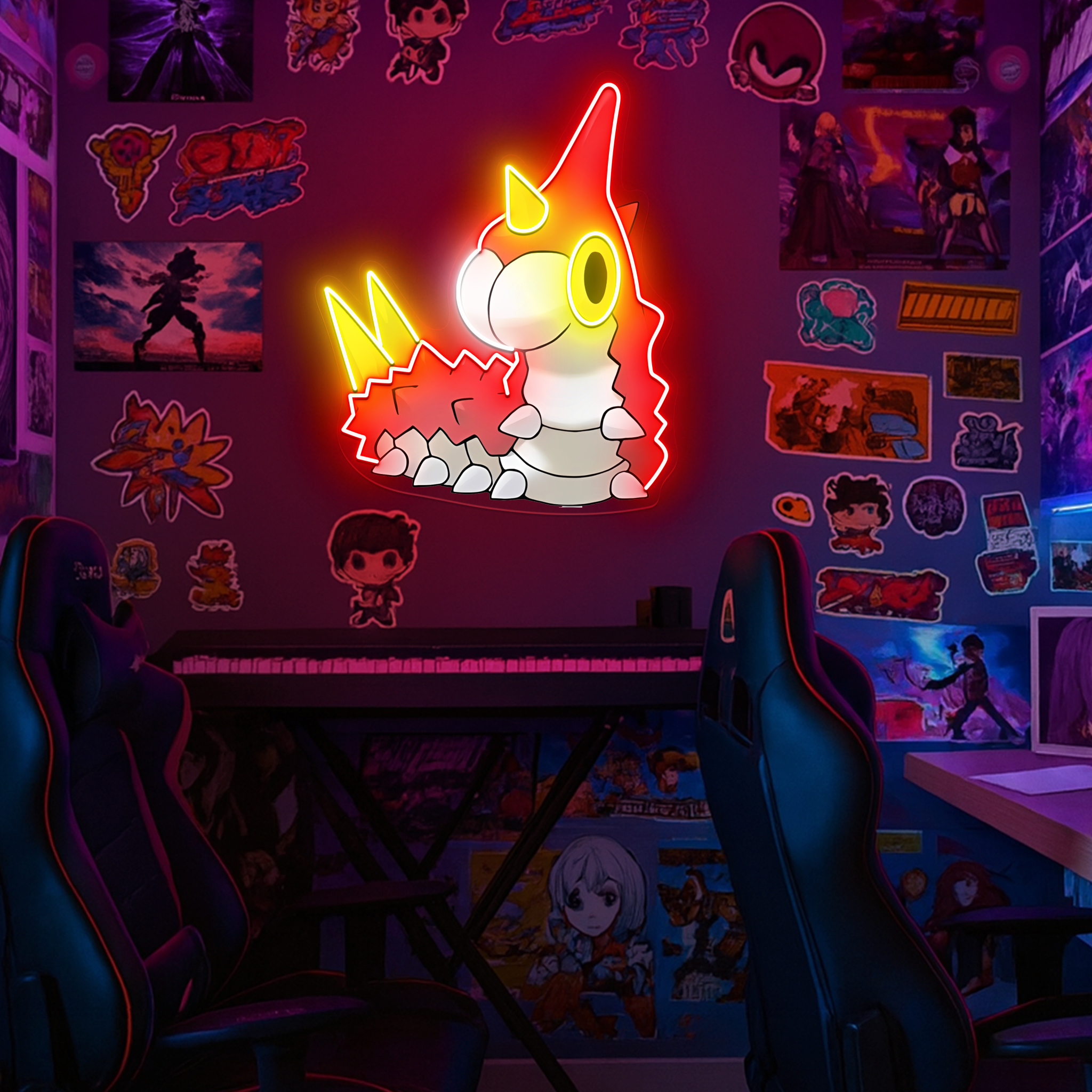 Pokemon Wurmple UV Sign