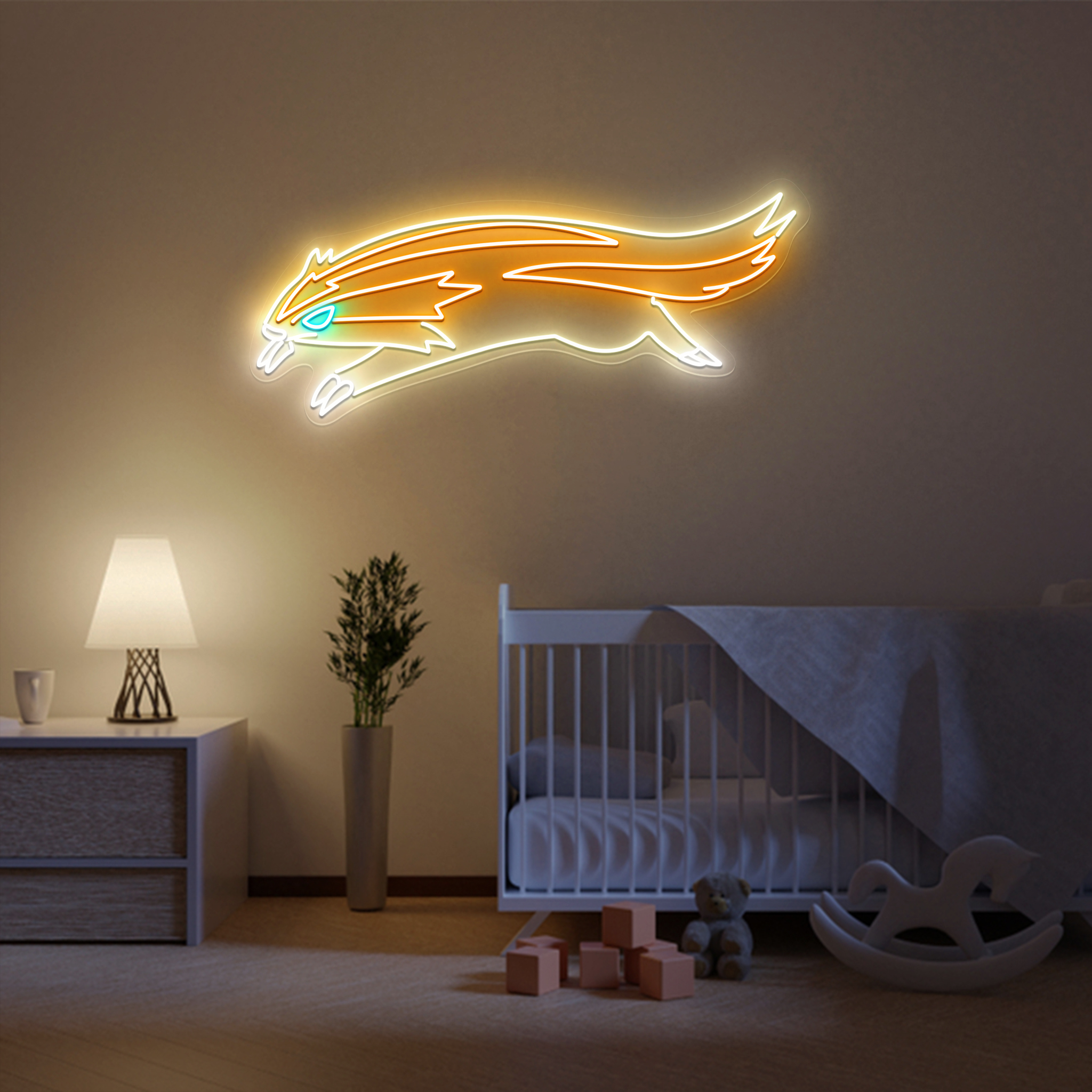 Linoone Pokemon Neon Sign