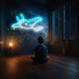 Mantine Pokemon Neon Sign