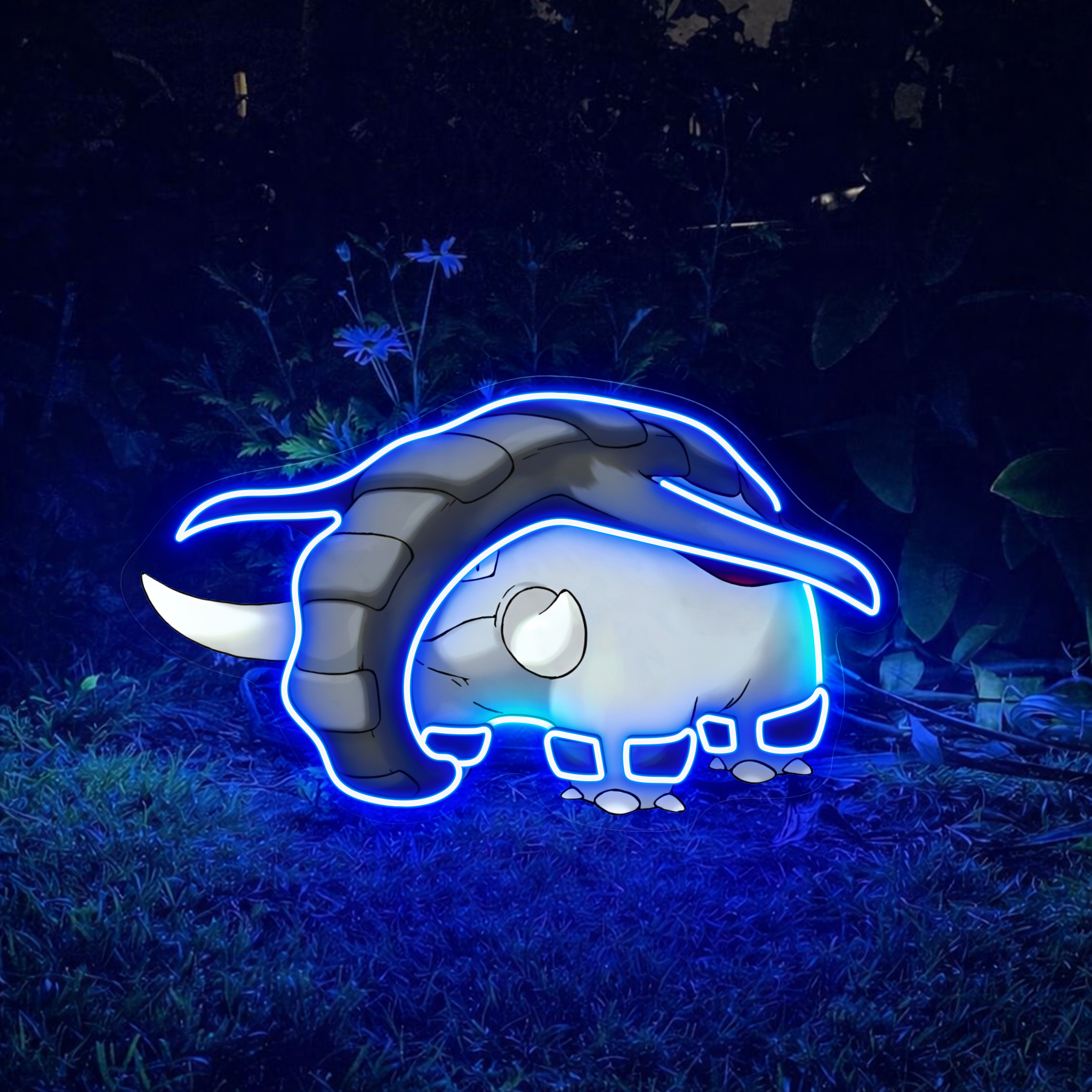 Donphan Pokemon UV Sign