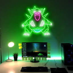 Pokemon Tyranitar Neon Sign