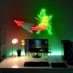 Pokemon Sceptile UV Signs