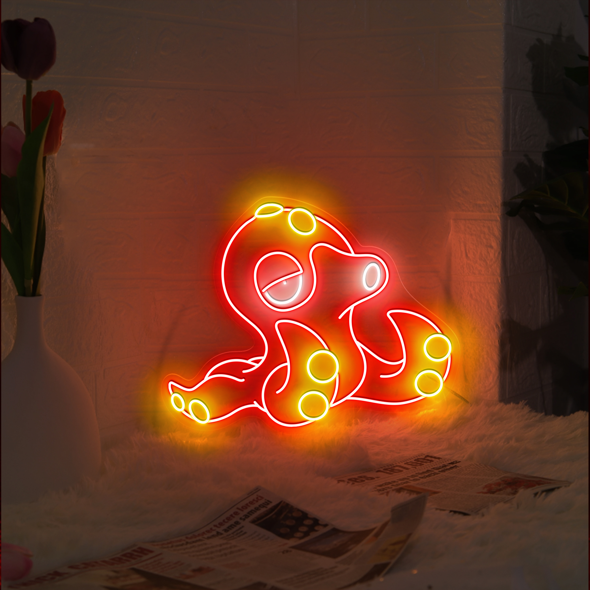 Pokemon Octillery Neon Signs