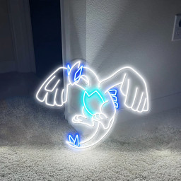 Lugia Pokemon Neon Sign