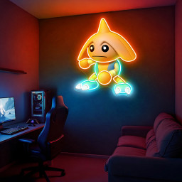 Hitmontop Pokemon UV Sign