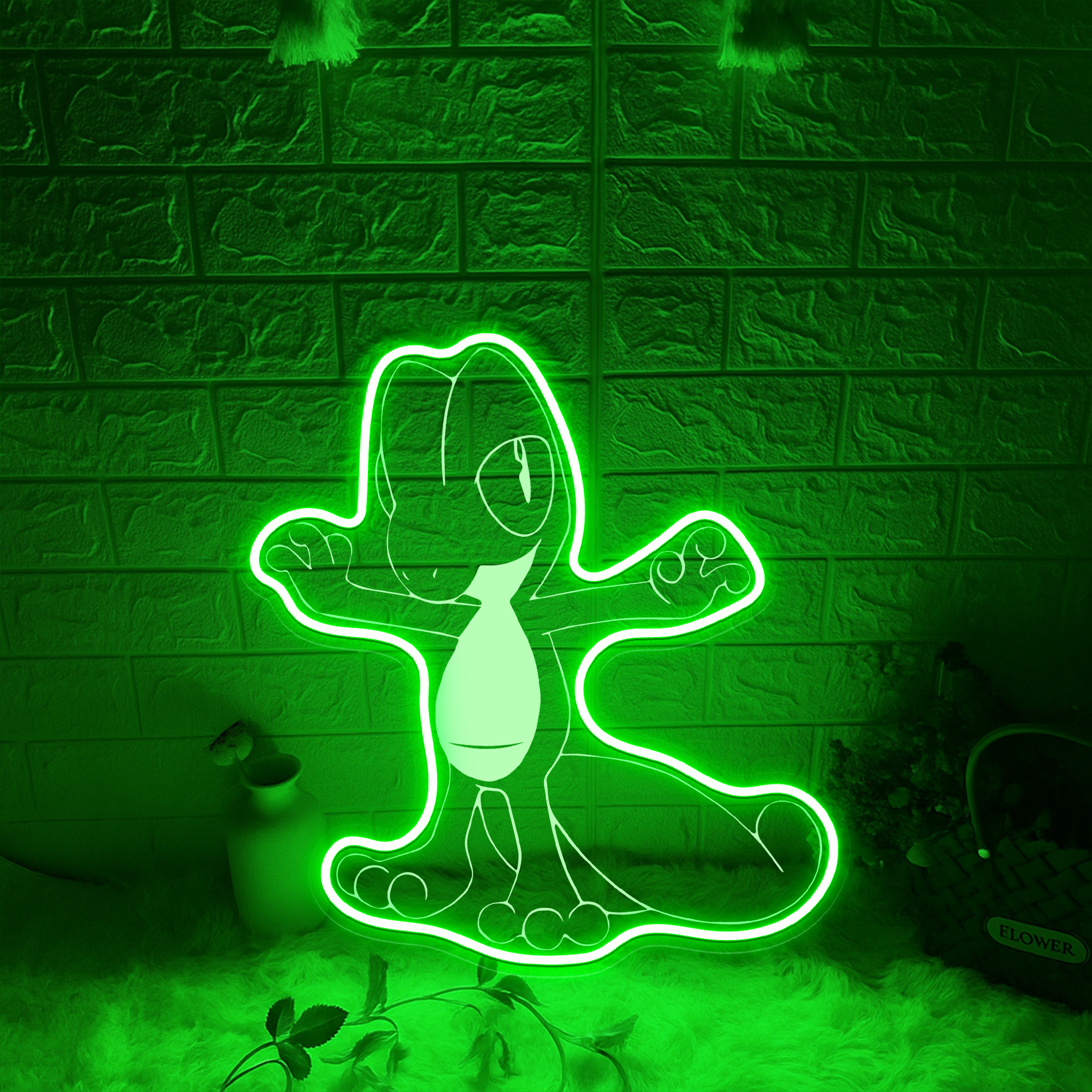 Pokemon Treecko Laser Signs