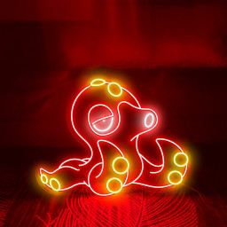 Pokemon Octillery Neon Signs