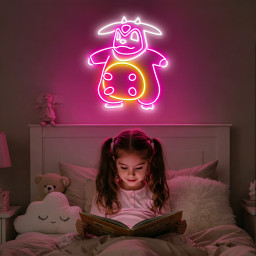 Pokemon Miltank Neon Sign