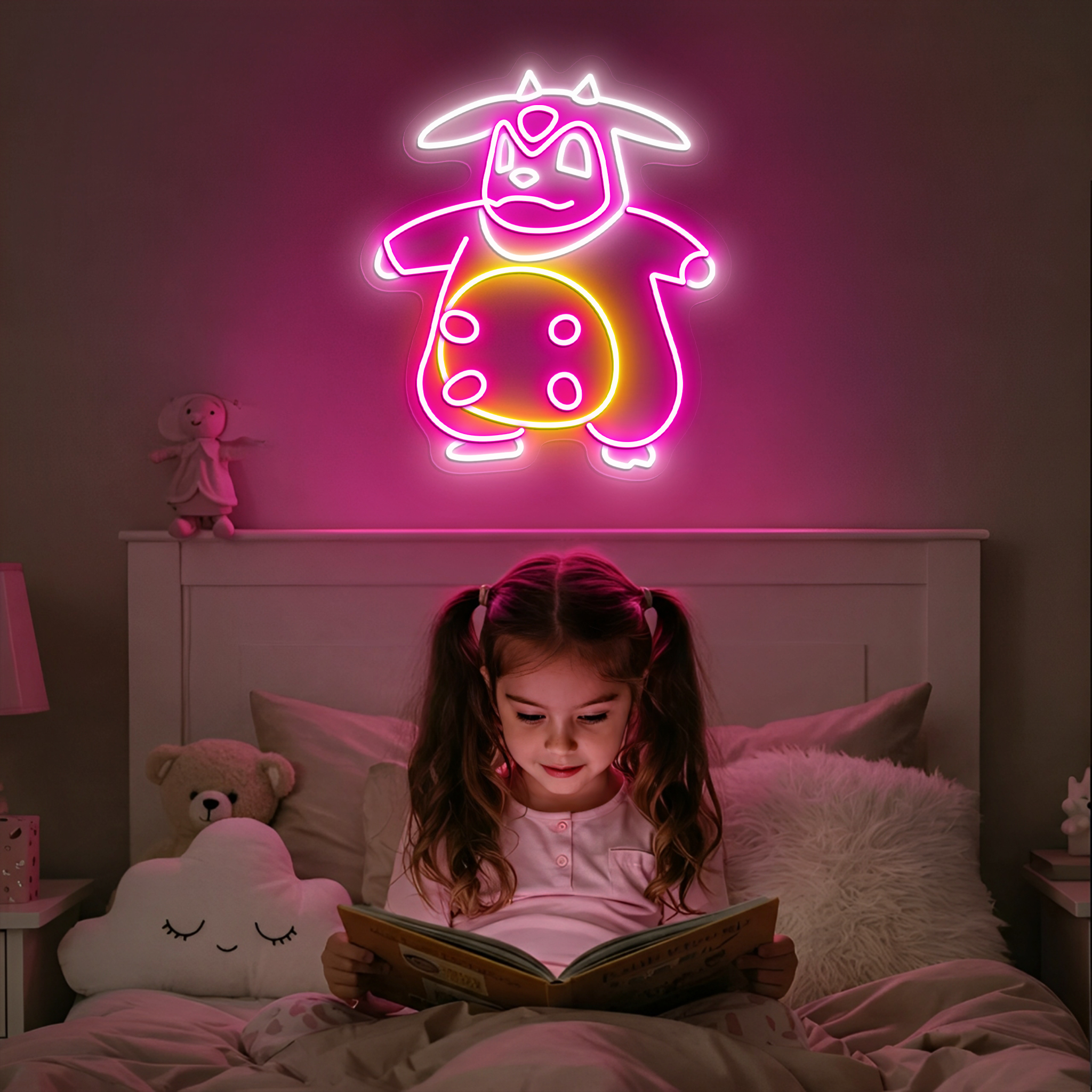 Pokemon Miltank Neon Sign