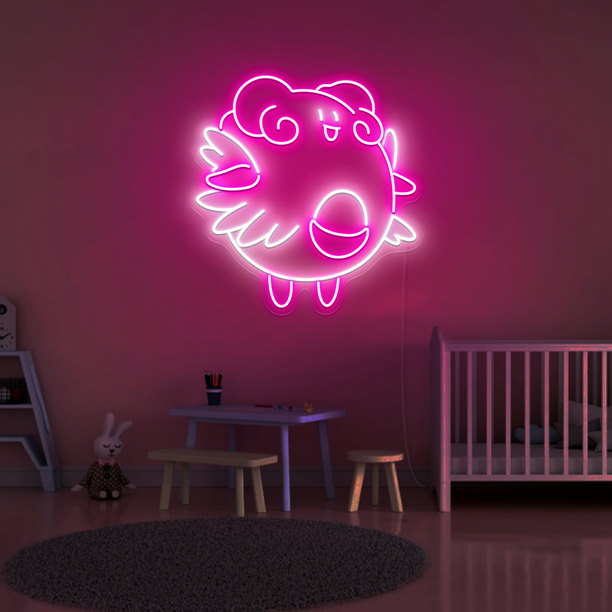 Blissey Pokemon Neon Signs