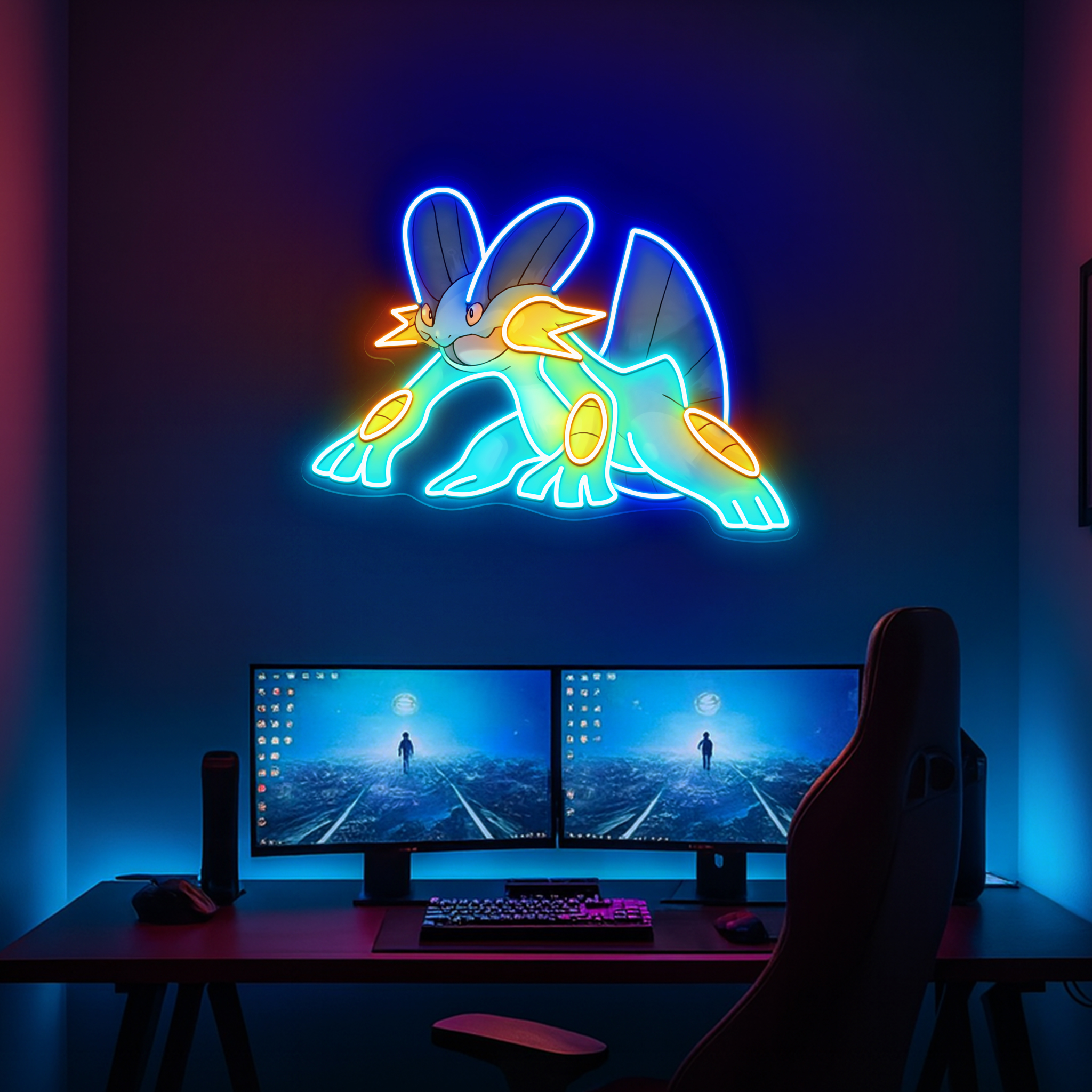 Pokemon Swampert UV Signs