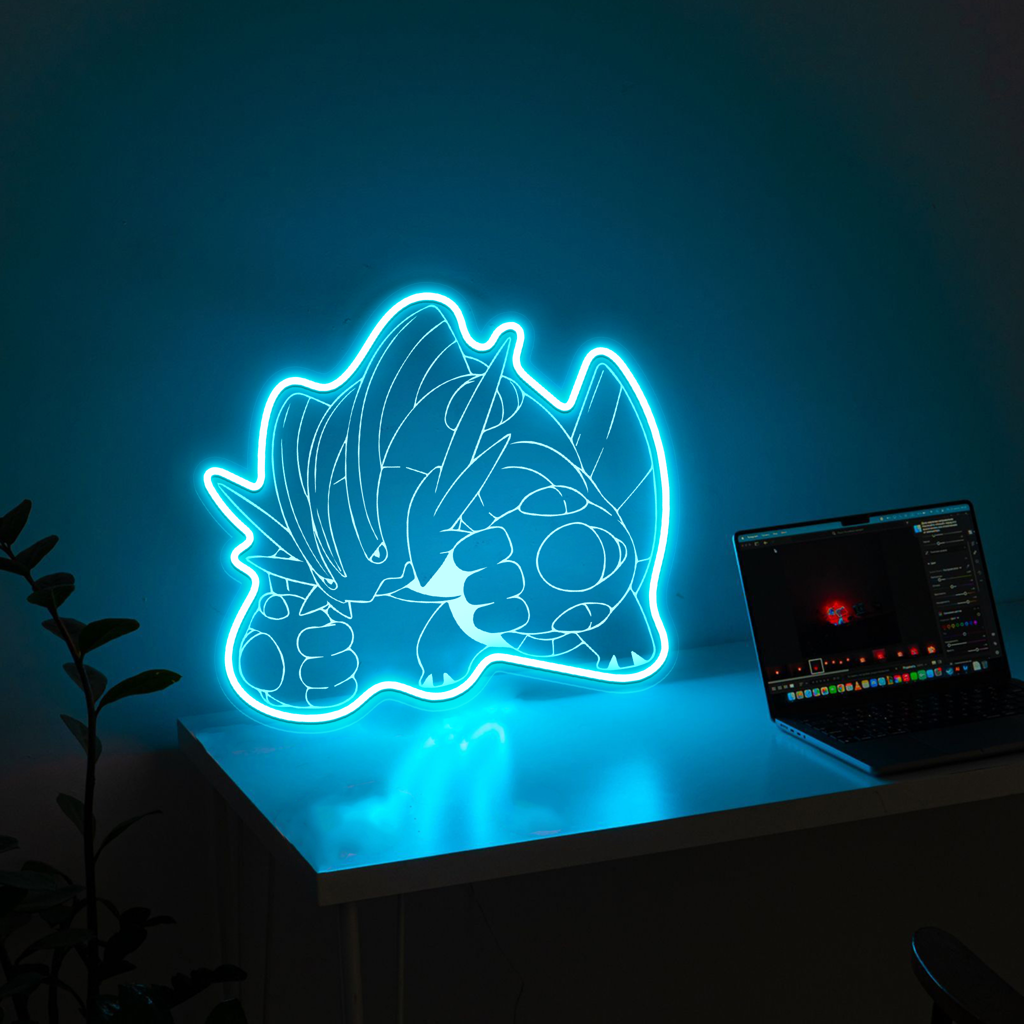 Swampert Pokemon Laser Sign