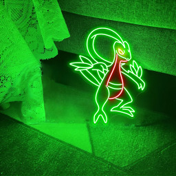 Grovyle Pokemon Neon Signs