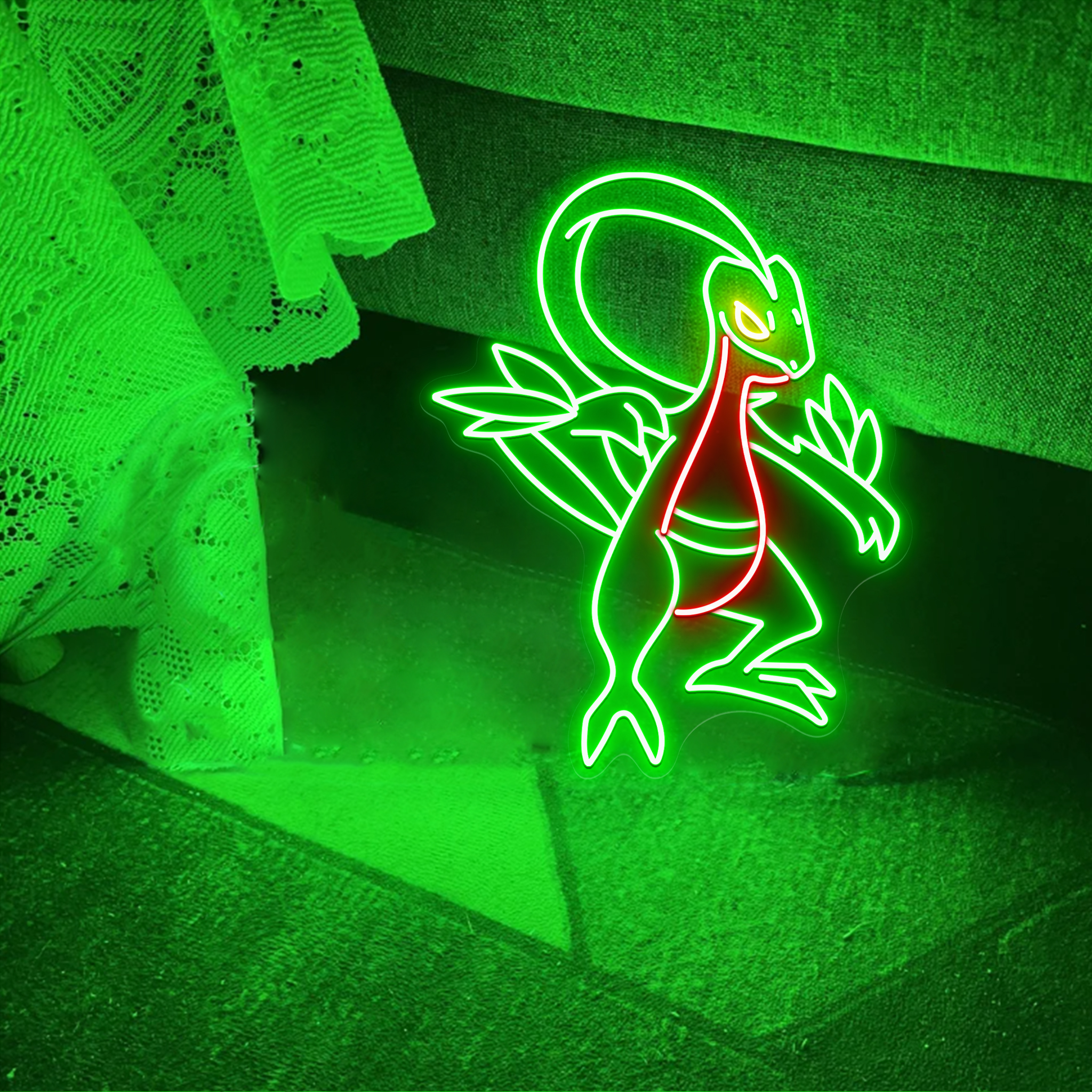 Grovyle Pokemon Neon Signs