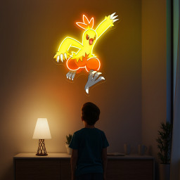 Pokemon Combusken UV Signs