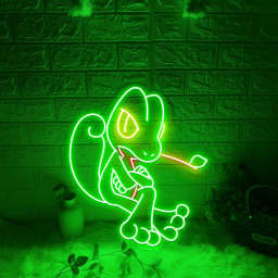 Pokemon Treecko Neon Sign
