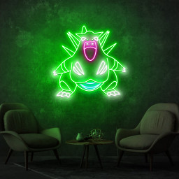 Pokemon Tyranitar Neon Sign