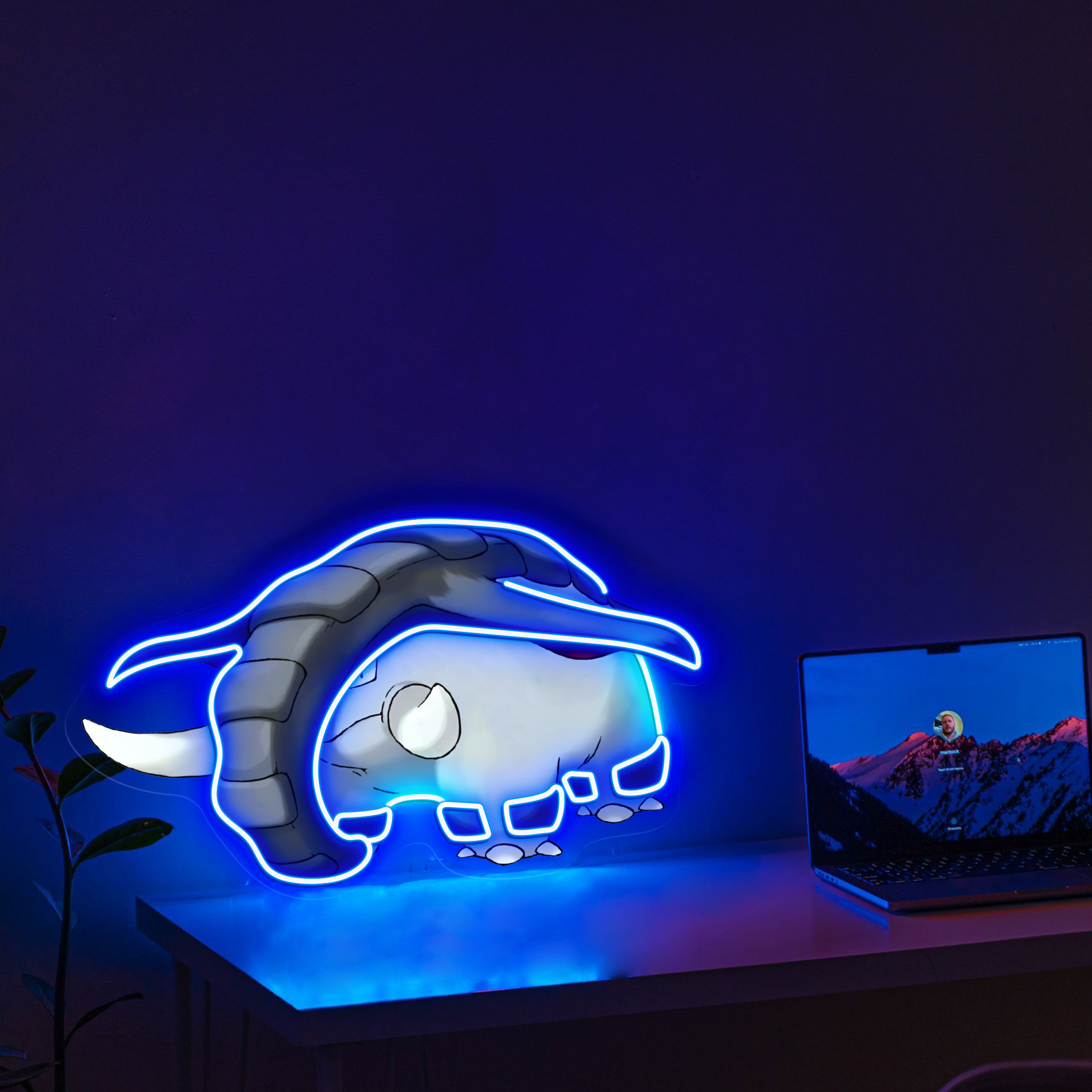 Donphan Pokemon UV Sign