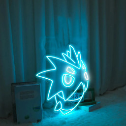 Pupitar Pokemon Neon Sign