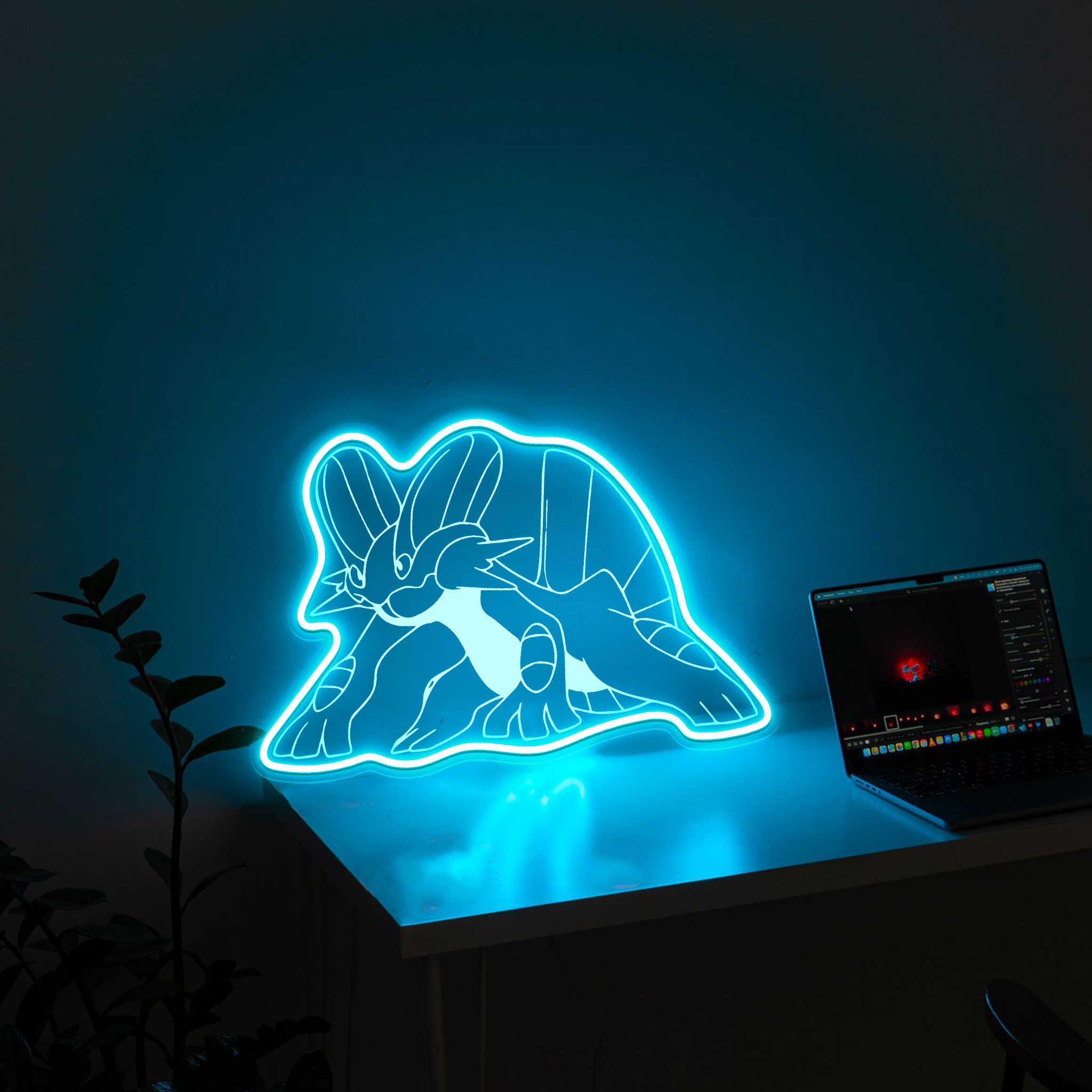 Pokemon Swampert Laser Signs