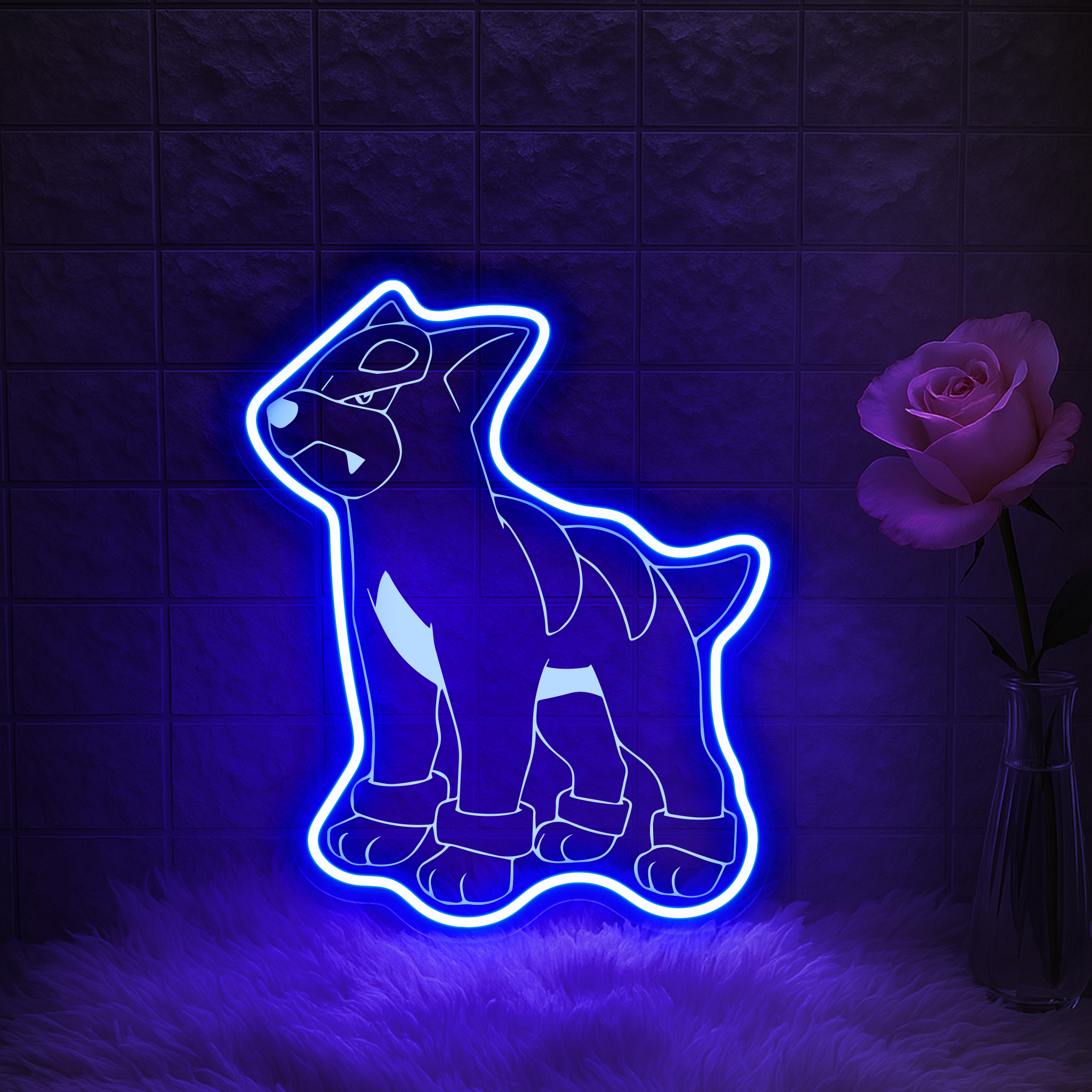 Pokemon Houndour Laser Sign