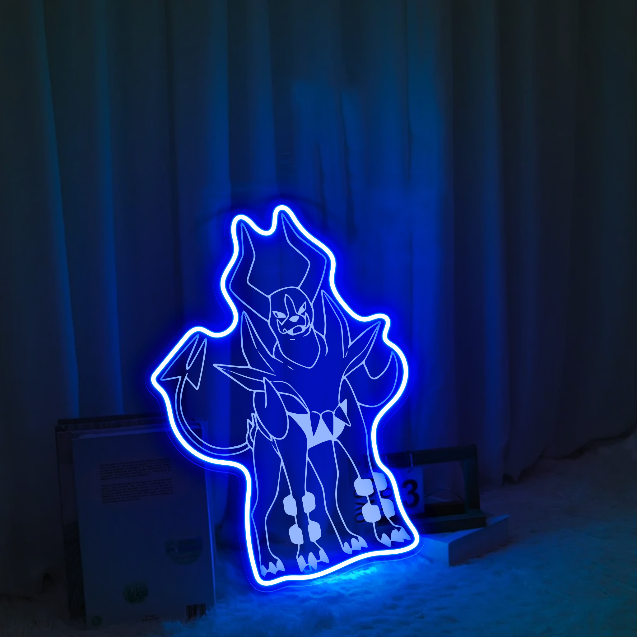 Pokemon Mega Houndoom Laser Signs