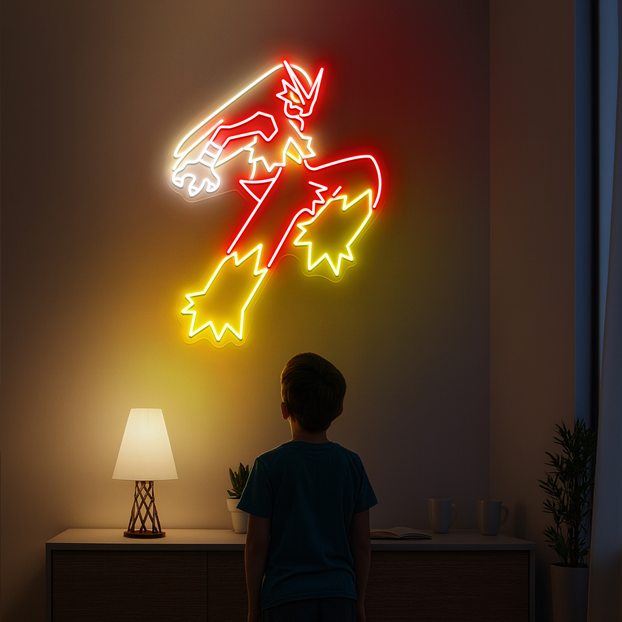 Pokemon Blaziken Neon Signs
