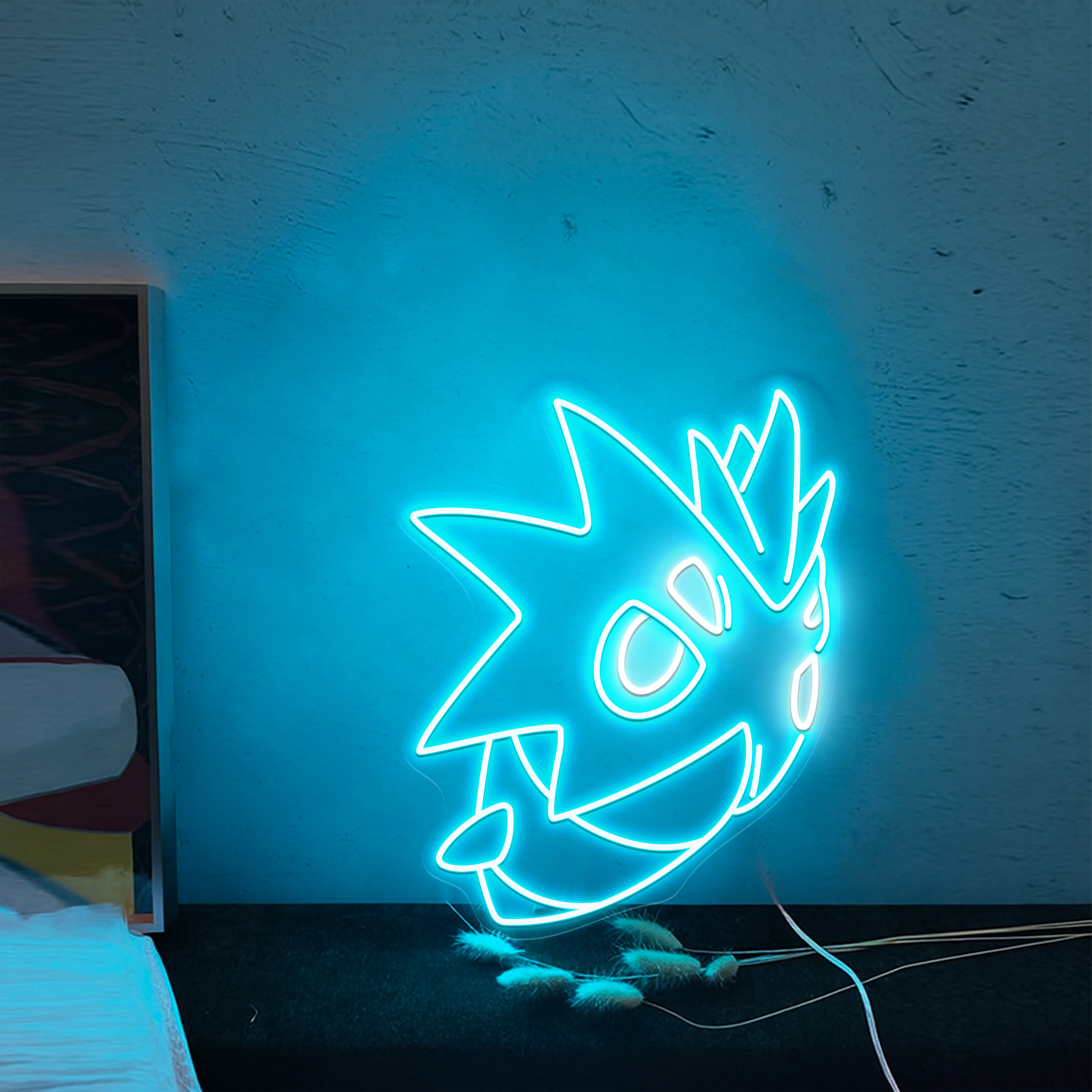 Pupitar Pokemon Neon Sign